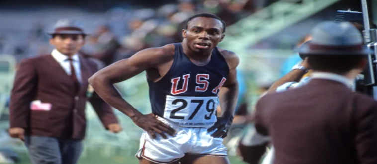 Which swift 1960s track star clocked a legendary world record in the 100-meter dash that remained unbroken for more than ten years?