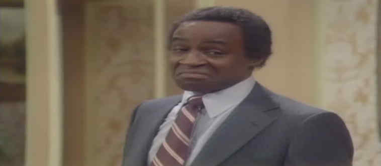 Can you name the classic sitcom where a delightfully sarcastic butler constantly steals the spotlight with his razor-sharp quips?