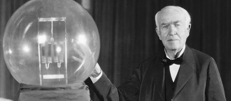 Can you spot the bright mind who gifted us the practical incandescent light bulb, permanently banishing the dark from our homes?