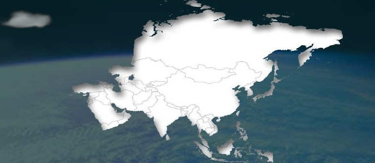 If you measure by total land area, which continent takes up the most space on our globe?