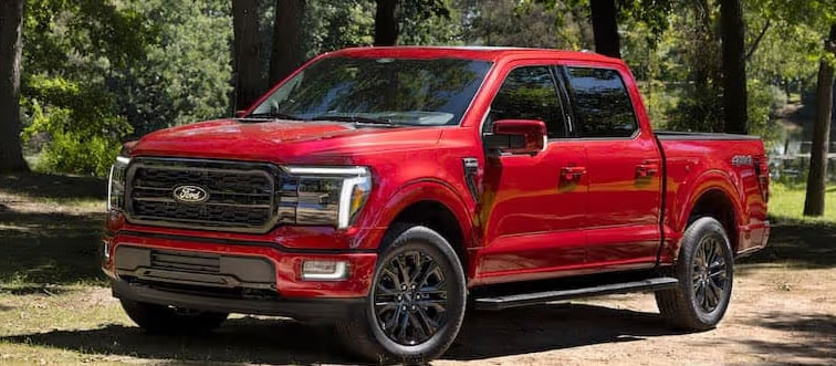 Can you name the specific model of this rugged pickup?